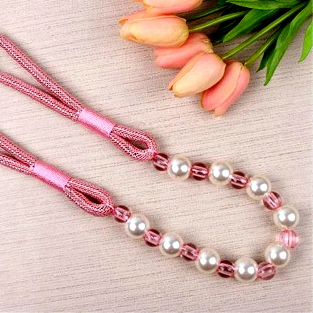 2 шт. современный простой аксессуар для штор корейский стиль ABS жемчужные