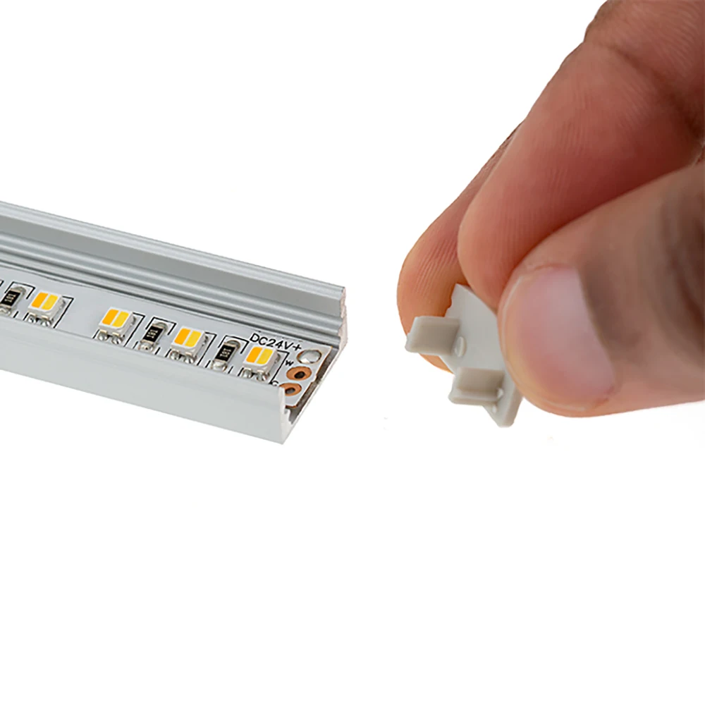 Алюминиевый светодиодный канал для светодиодной ленты UnvarySam 10-Pack 3.3ft/1 м 9x17 мм Серебристый u-образный внутренний Ширина 12 мм светодиодный алюминиевый профиль