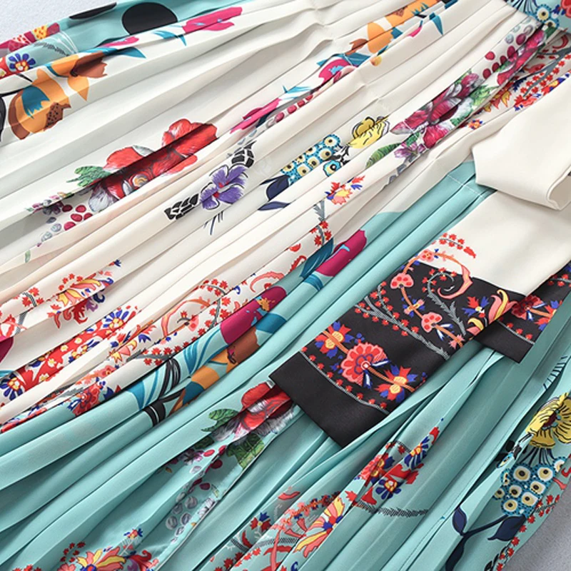 Женское платье с драпировкой винтажное до щиколотки V-образным вырезом рукавом