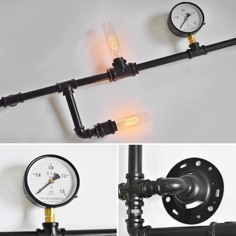 Новый промышленный настенный светильник в стиле стимпанк Ретро стиль