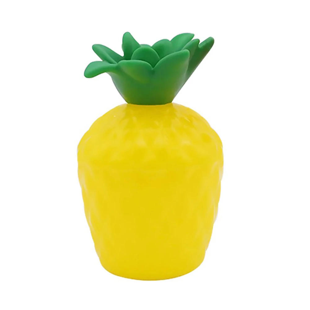 Pineapples Cups 1 шт. ананасовая чашка для напитков и соломинка декоративная Питьевая солома пластиковые Гавайские пляжные вечерние Кокосовые для украшения для вечеринки, дня рождения - Цвет: Pineapples Cups