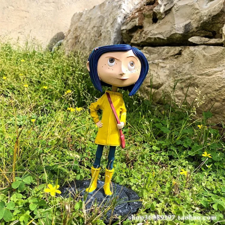 NECA детские игрушки Коралина и секретная дверь куклы S Рисунок 7 дюймов качающаяся голова Каролин для девочек подарок на день рождения