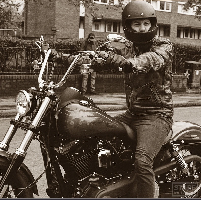 AMZ moto rcycle шлем винтажный moto cross шлем casco moto Retrol moto rbike Полный лицевой шлем с точечной сертификацией 5 цветов