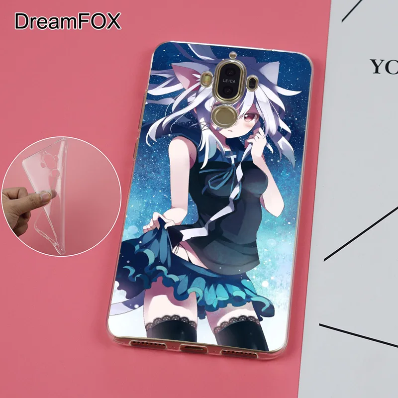 Dreamfox K041 кошка девушка Nekomimi Книги по искусству Аниме Мягкие TPU силиконовый чехол