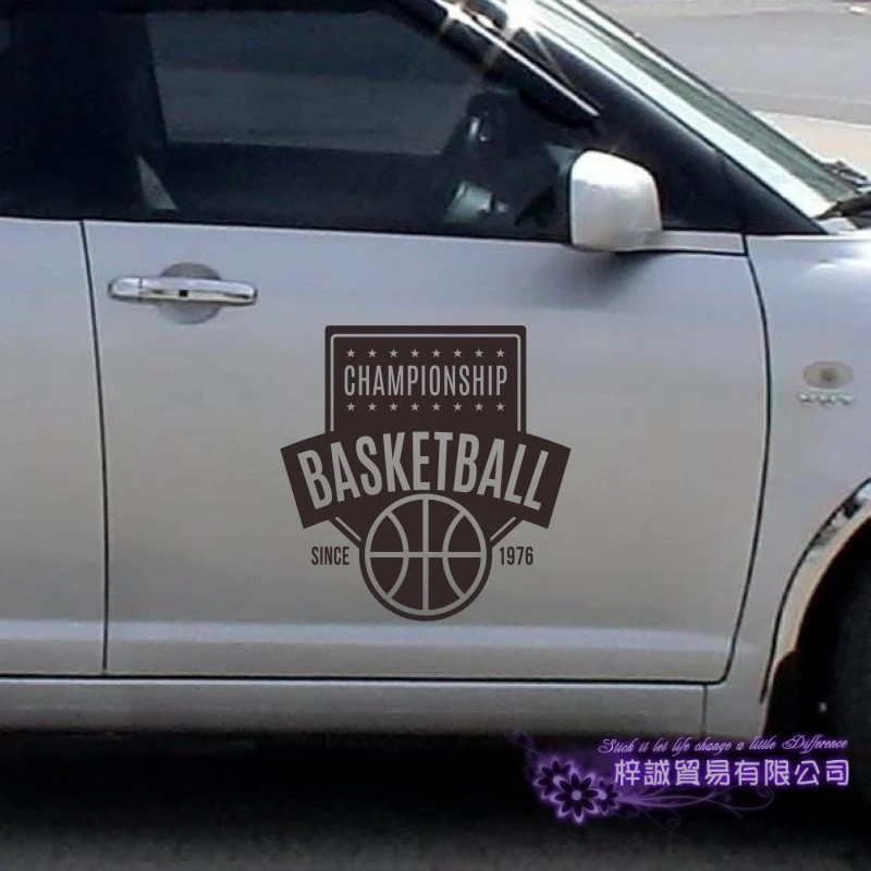 

Basketball Championship Sticker Sports Car Decal Posters Vinyl Wall Decals Pegatina Decor Mural Basketball Sticker