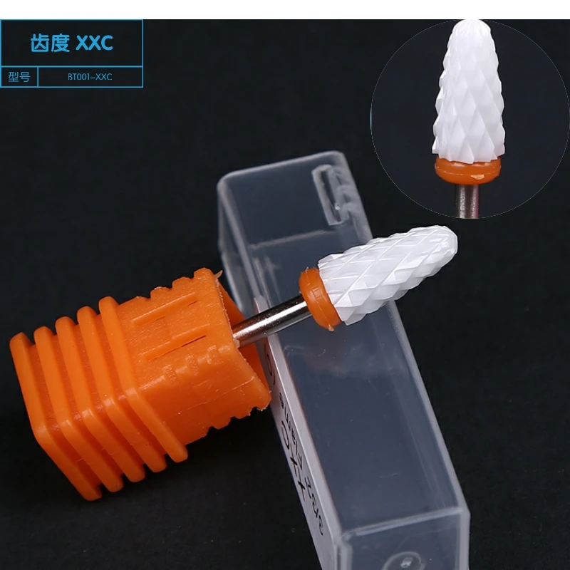 

MAFANAILS XXC Grit Ceramic Nail Drill Bit Manicure Machine Accessories Rotary Electric Nail Files Manicure Cutter Nail Art Tools