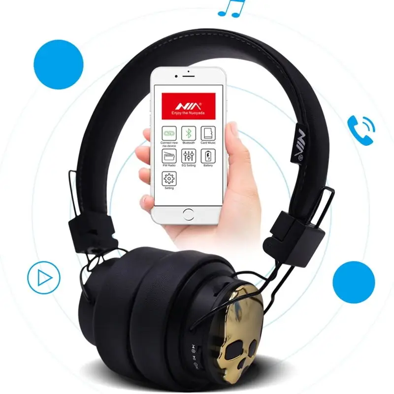 Оригинальные уличные Bluetooth наушники NIA X7 беспроводная стерео игровая гарнитура с