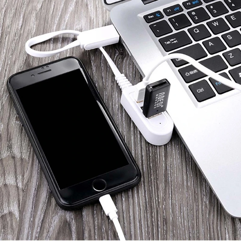 Высокоскоростной Разветвитель USB 2 0 с 3 портами удлинитель для ноутбука ПК