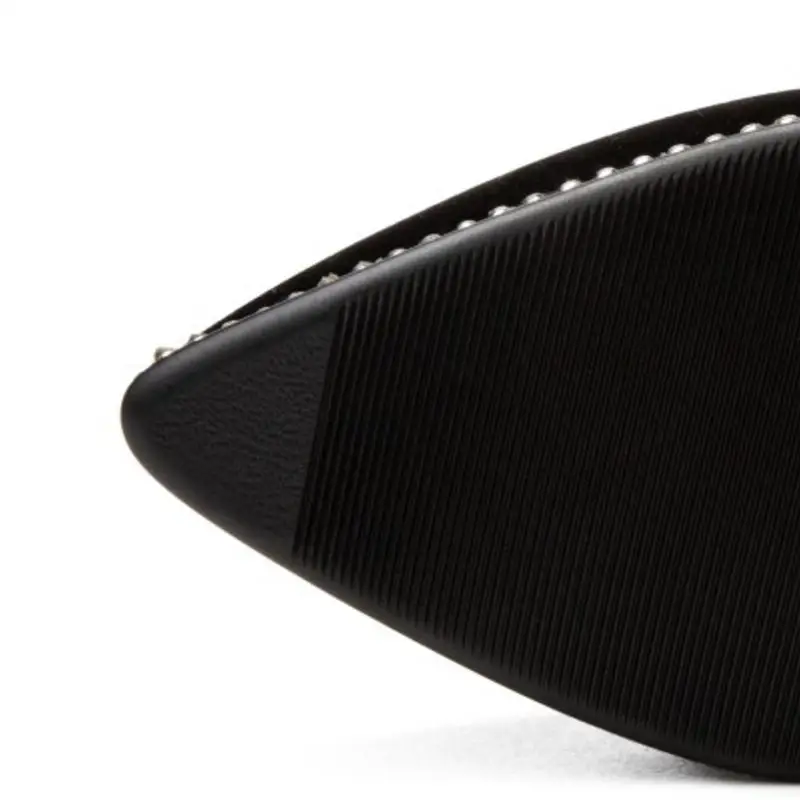 

Tuyoki Women Knee High Boots Winter Plush Fur Shoes Woman Crystal High Heels Boots Zipper Pointed Toe Warm Shoes Size 33-43