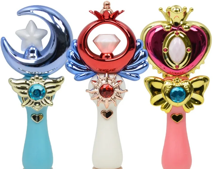 Освещение звук эффект волшебный стержень девочка игрушка мультфильм вспышка