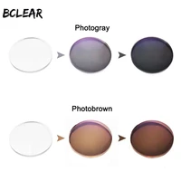 bclear 1 56 transition photochromic glasses optical lenses myopia presbyopia sunglasses single vision lens gray brown chameleon