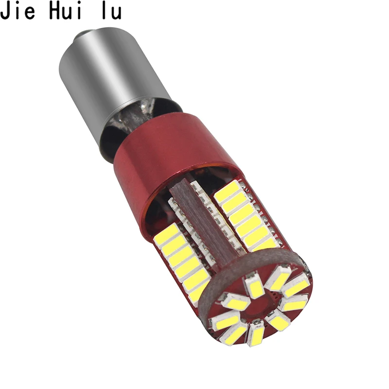 1 шт. CANBUS BA9S BAX9S BAY9S H21W T4W H6W W5W светодиодный T10 3014 57 SMD боковой клиновидный светильник