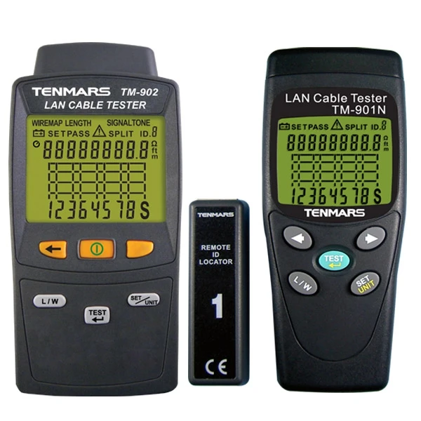 Тестер кабелей Tenmars TM-901N LAN ЖК-дисплей с подсветкой |