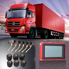 TP900 Universal Super LCD Car TRUCK TPMS Tire Pressure Monitoring System for 6 Wheels Bus Van with External/Internal