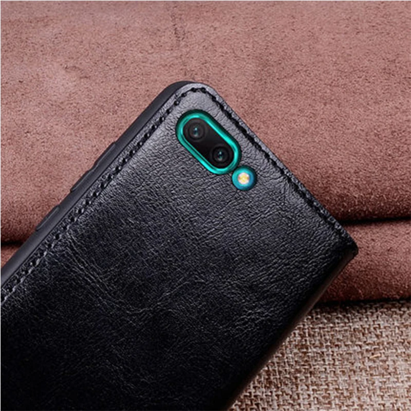 Honor10 Классический чехол-книжка с подставкой для huawei Honor 10, Роскошный чехол из натуральной коровьей кожи для телефона, ультратонкий Модный чехол