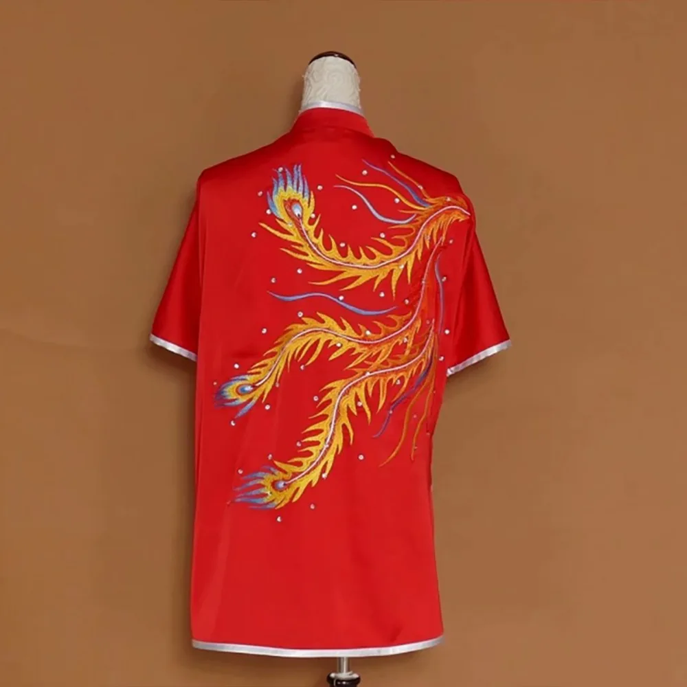 Wushu taichi одежда тайцзи changquan Униформа боевых искусств соревнование вышитая kungfu