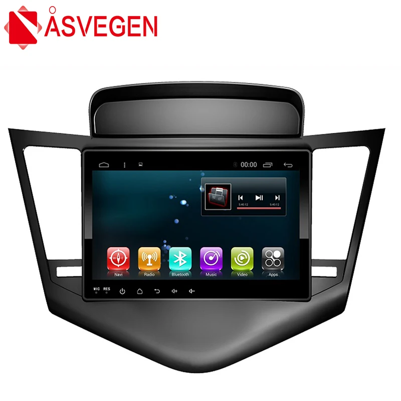 Автомагнитола Asvegen 9 дюймов GPS навигация Android 6 0 четырехъядерный процессор стерео