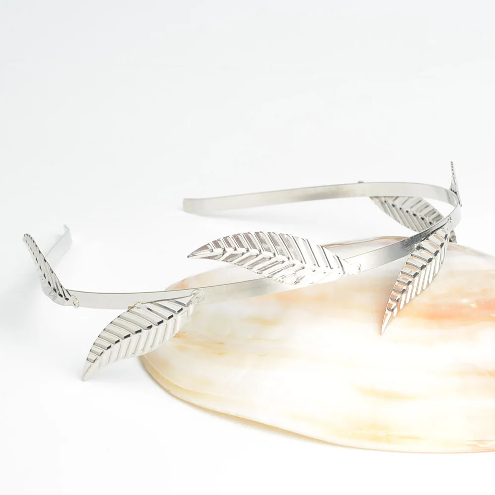 New Lovely Fashion Baroque Leaf Hairbands Hair Accessories Alloy Jewelry Bridal cheveux mariage 2019 |