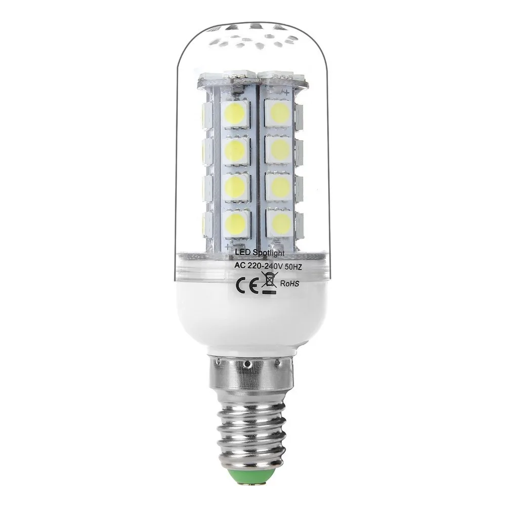 4 x E14 36 * 5050SMD 220V 5W ampoule светодиодный прожектор led lampe Blanc Froid (5 W) кукурузная