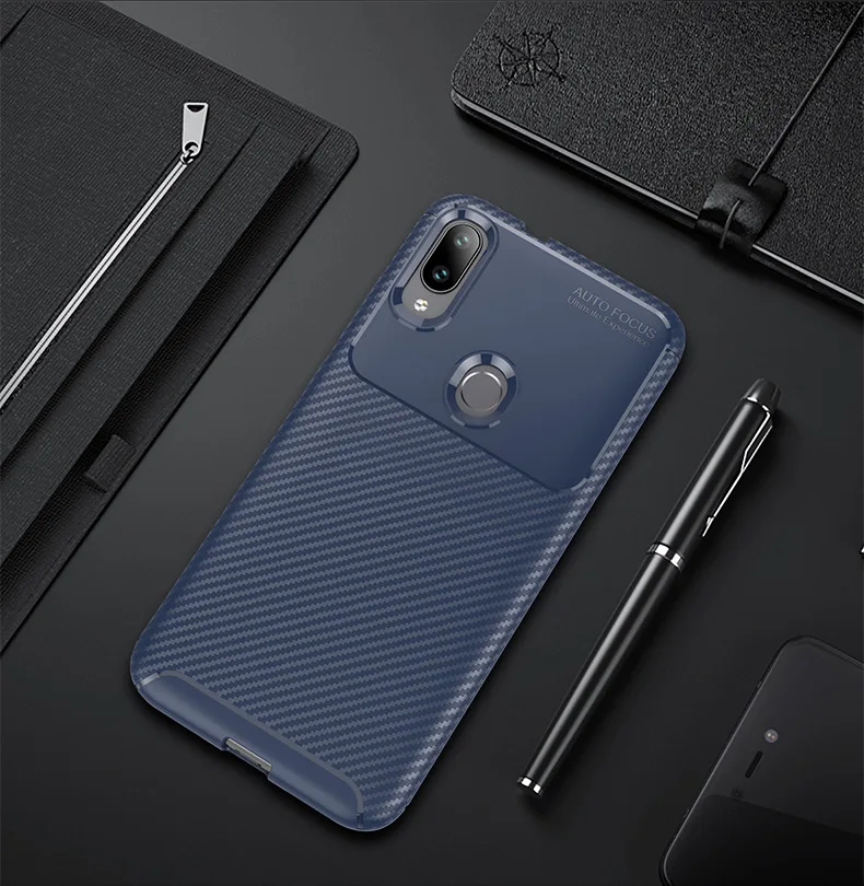 Ударопрочный чехол для телефона Xiaomi Mi 9 9SE Mi9 SE из углеродного волокна ТПУ материал
