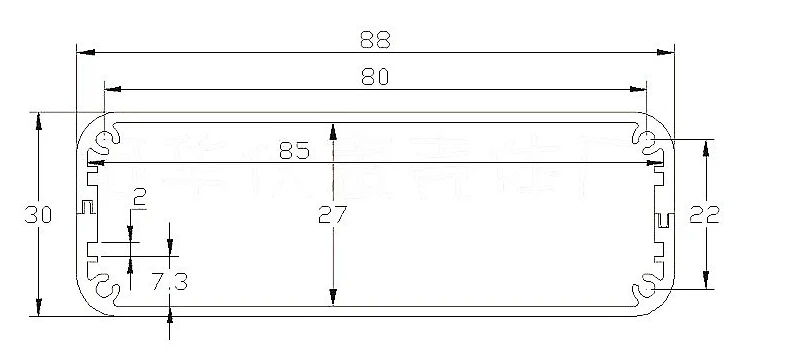4 шт./лот оптовая продажа алюминиевый корпус корпуса хорошего качества черная