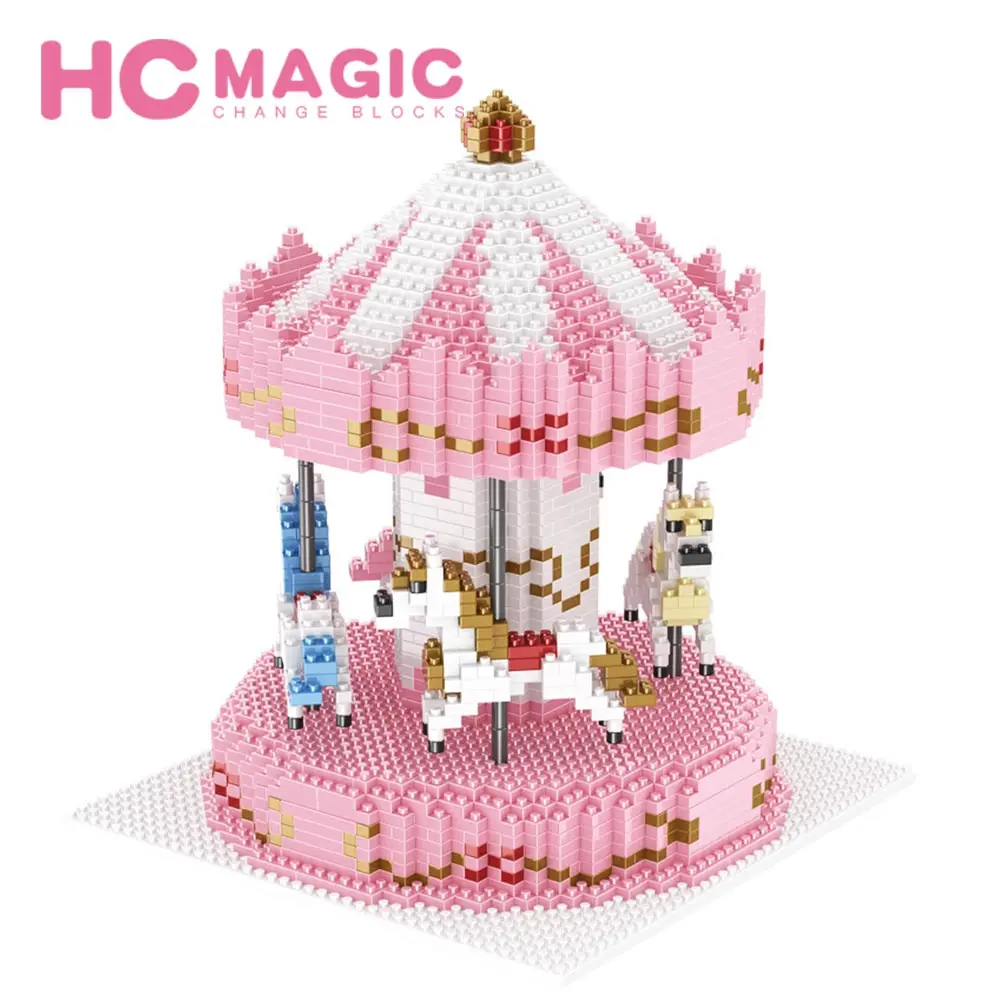 HC MAGIC 1014 Алмазная карусель модель торта в сборе строительные блоки подарки для