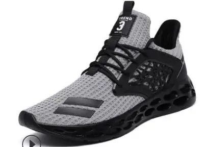 LZJ новые мужские белые кроссовки унисекс теннисные светильник Zapatillas Deportivas Hombre сетчатая Повседневная Вулканизированная Обувь Sapato Masculino - Цвет: G21-GREY