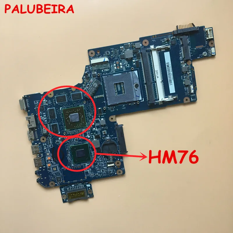 PALUBEIRA H000043490 материнская плата для ноутбука Toshiba Satellite C870 C875 SLJ8E HM76 216 0833000 высокое