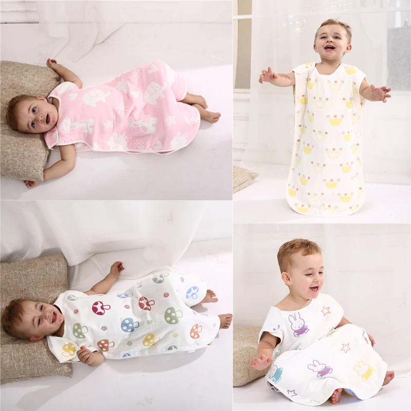 80*45 см BabySack хлопок Лето ребенок тонкий малыш спальный мешок Дети новорожденных Saco
