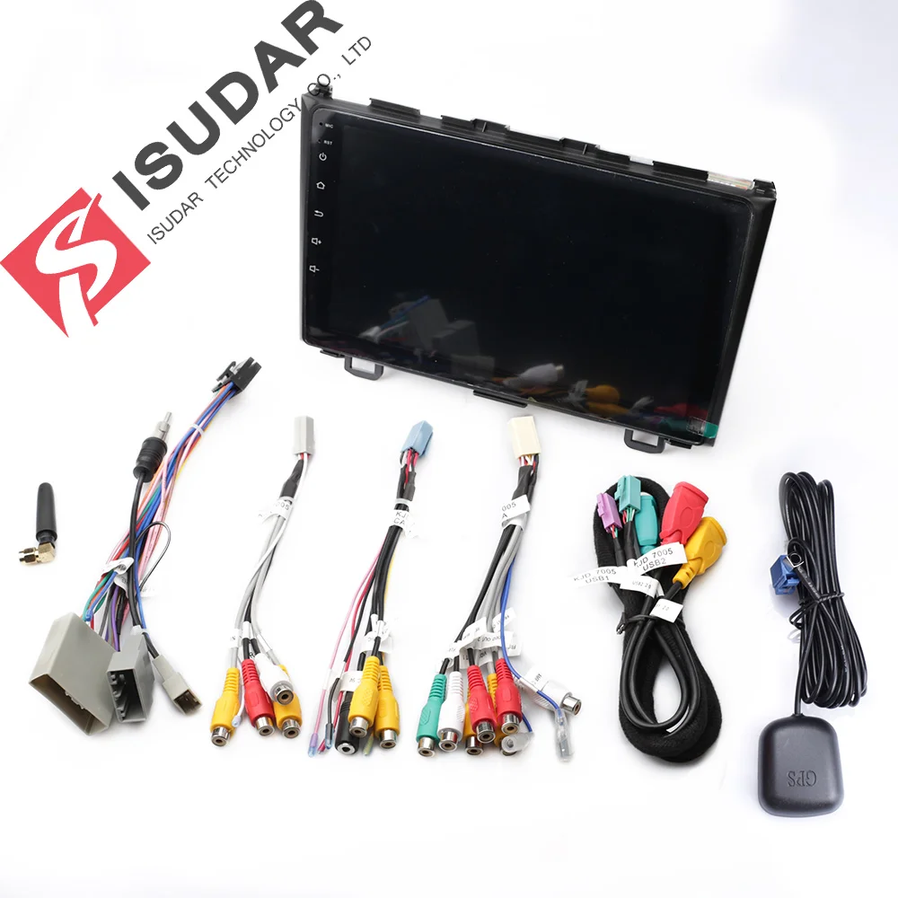 Isudar 1 Din Android 9 Авто Радио для Honda/CR-V/CRV 2006-2011 Автомобильный мультимедийный плеер Восьмиядерный ram 4G rom 64G gps камера DVR DSP