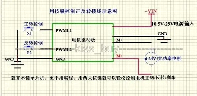 Модуль драйвера двигателя постоянного тока с начесом PWM 12В/24В/36В 450 Вт h мост