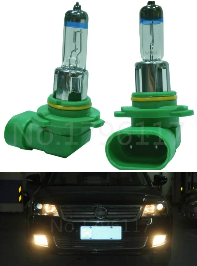 2x9005 HB3 65 Вт Супер яркая 4300 К ксеноновая желтая галогенная лампа автомобильный
