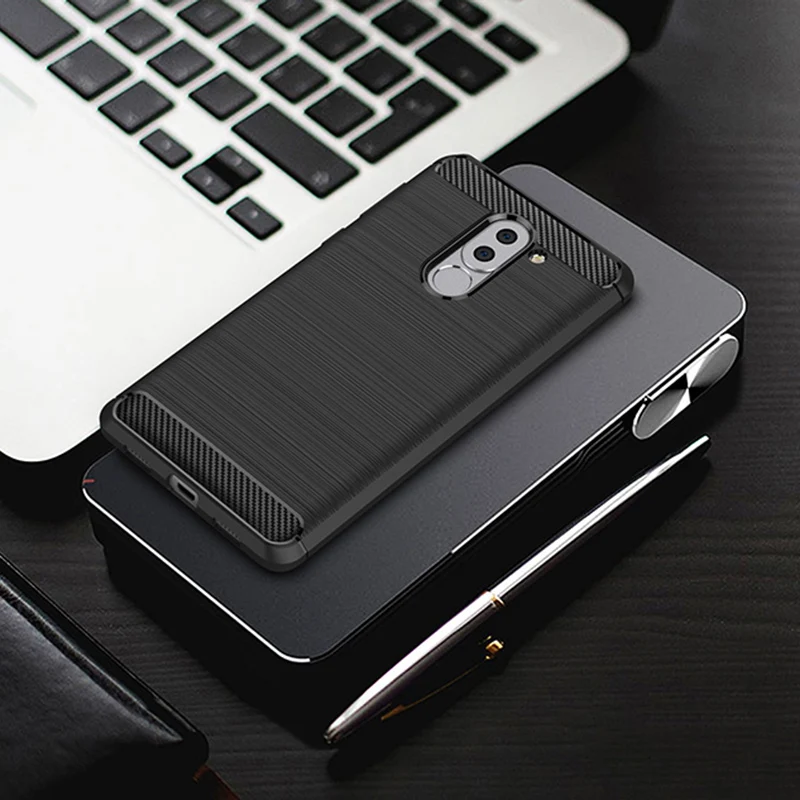 For Huawei Honor 6x Case Silicone TPU Soft Carbon Fiber Anti Knock Cover Mate 9 Lite Mobile Phone Accessories |