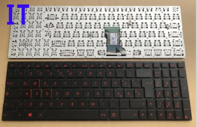 Фиолетовый Новая клавиатура для ASUS N501 UX52V UX52 ux522a UX52VS UX501 Испанский/Венгерский/арабский/Италия/русский/Таиланд/США/Корейский/GR/NE/BUL - Цвет: Фиолетовый