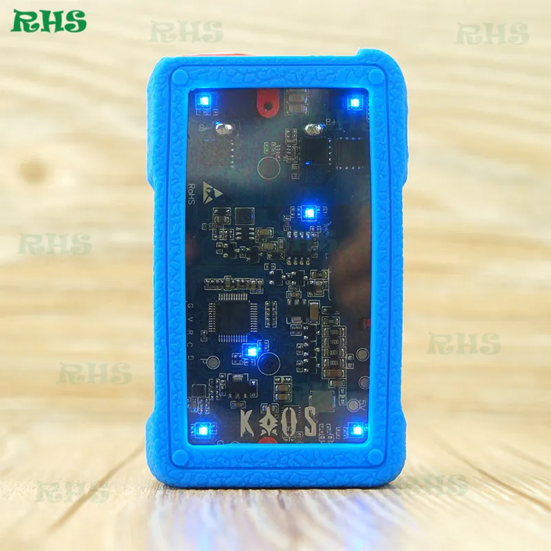 2 шт. силиконовый чехол для аккумуляторной светодиодный свет Sigelei Kaos Z Top Box Новый