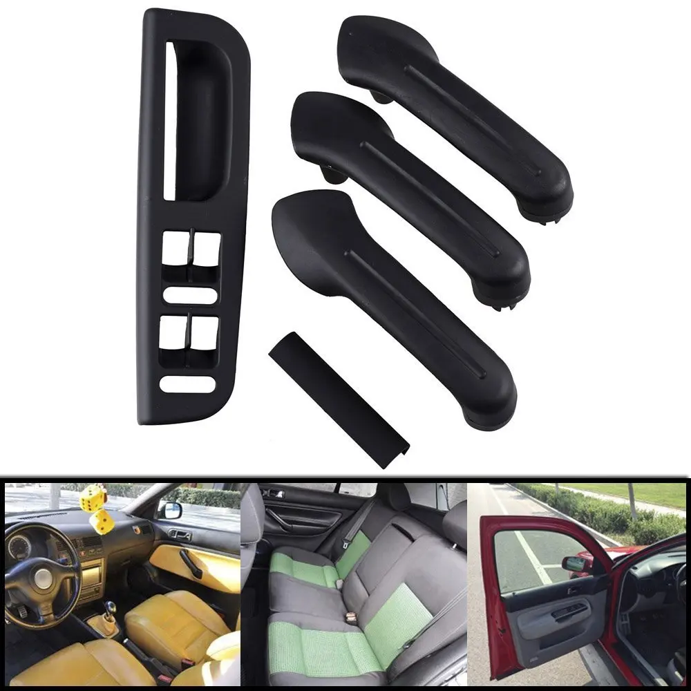 

Brand New Black Interior Door Grab Handle Cover Set 8pcs For VW Jetta Golf MK4 1999-2004 1J0 867 171 A /1J4 867 179 A