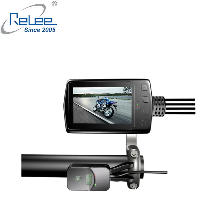 With GPS Gps вариант двойной объектив видеорегистратор для автомобиля Full HD 1080 P Передняя 1080 P камера наблюдения для безопасности wifi мотоцикл DVR - Название цвета: With GPS