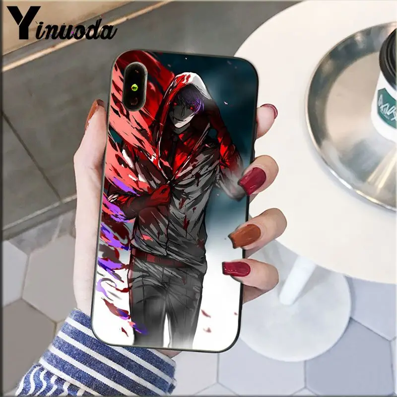Yinuoda аниме Токийский Гуль новинка чехлы для телефона чехол Apple iPhone 8 7 6 6S Plus X XS MAX 5 5S