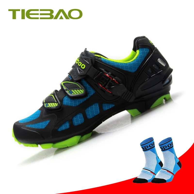 

Кроссовки Tiebao Мужские дышащие, велосипедная обувь, самоблокирующиеся, для горных велосипедов