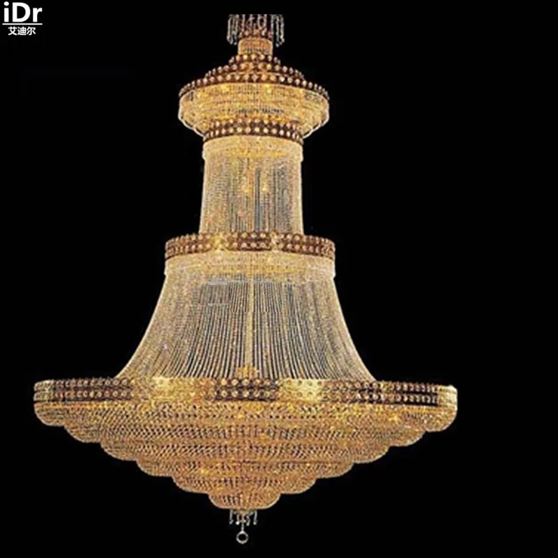 Золотая люстра хрустальная лампа для спальни современное шикарное освещение в