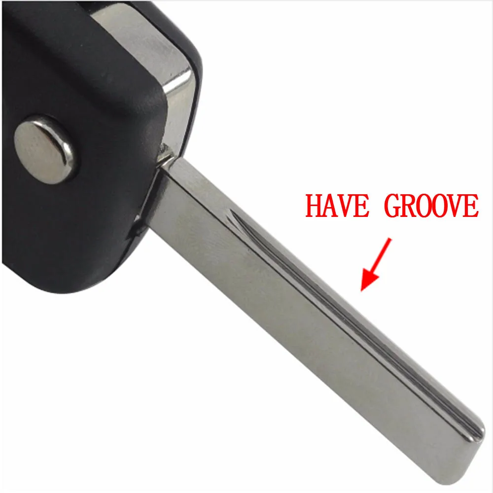 KEYYOU For Citroen C2 C5 C6 XSARA Flip Car Key Cover Case 3 Button Remote Shell With Hu83 Blade CE0523 | Автомобили и мотоциклы