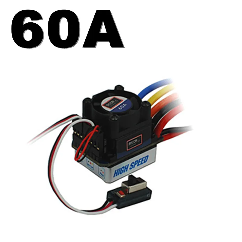 Таинственный огонь Дракон ZTW 60A ESC Бессенсорный для радиоуправляемого автомобиля