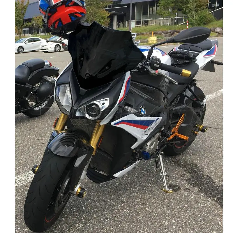 Дымчатое лобовое стекло для мотоцикла Ветер Экран 2014 2015 2016 2017 2018 BMW S1000R S 1000R 1000 R
