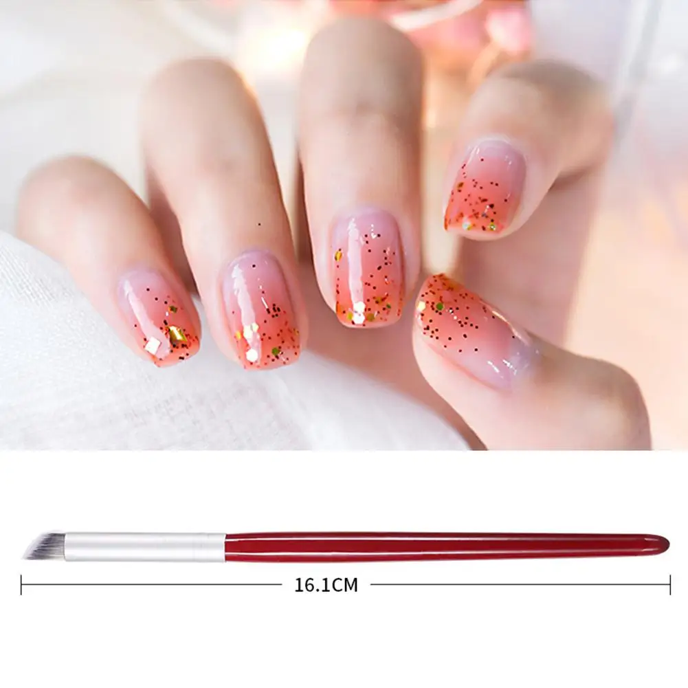 Деревянная ручка для дизайна ногтей расцветка кисть рисования косметический
