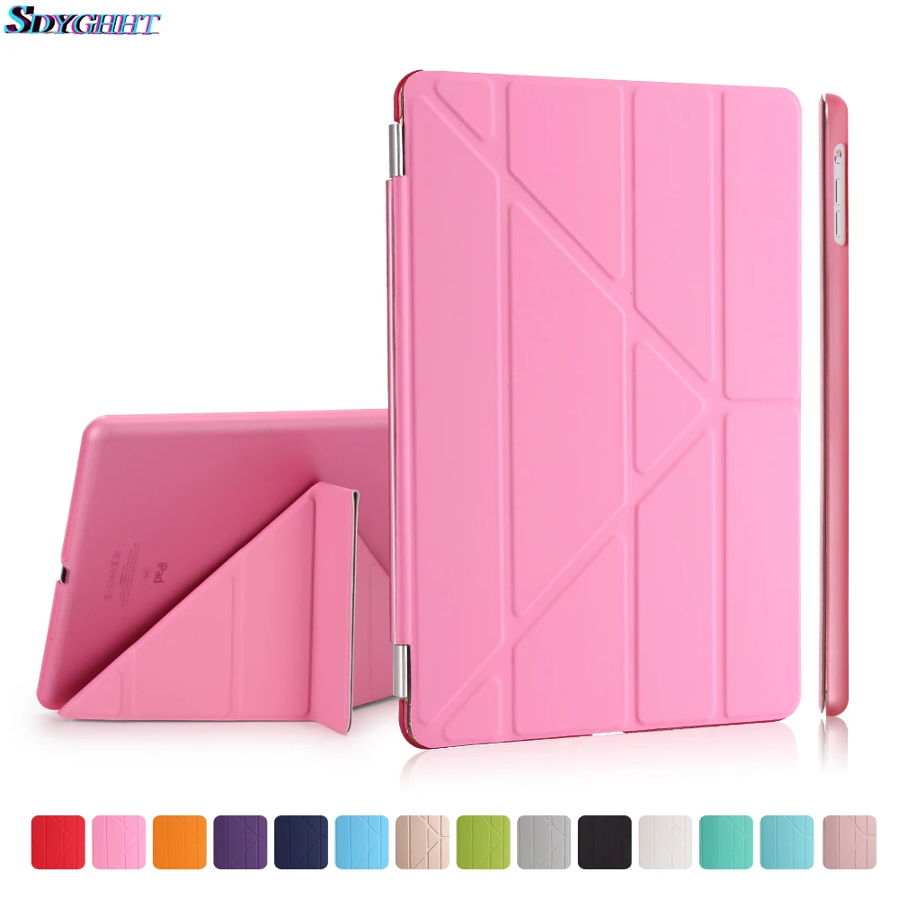 Подходит для ipad9.7 2017 2018 чехол A1822 A1893 A1954 Smart two in one shell из искусственной кожи +