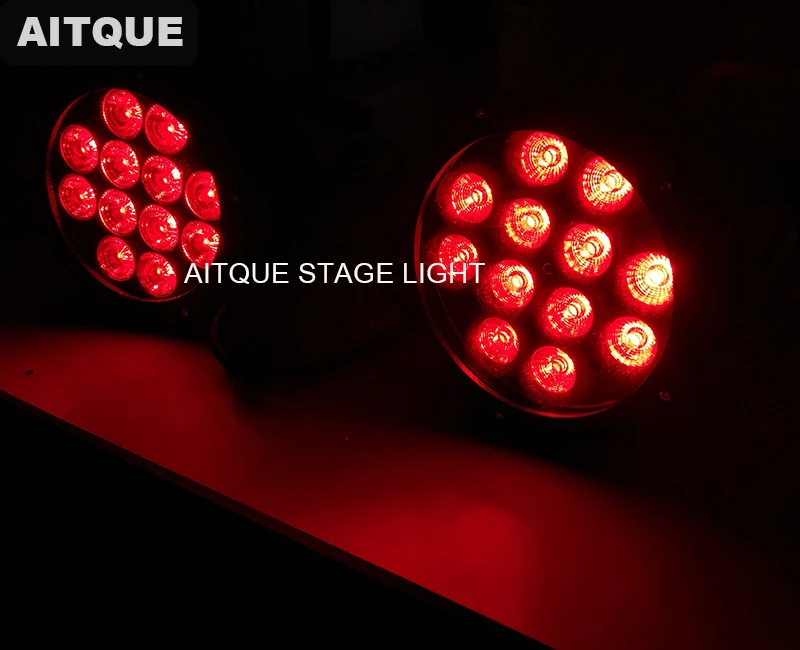 12 шт. светодиодный сценический par свет 12x10 Вт rgbw плоский Led can светодиодные уличные