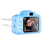 2-дюймовый HD экран Kebidu, заряжаемая цифровая мини-камера, Детская мультяшная Милая камера, игрушки, реквизит для фотосъемки на открытом воздухе для детей на день рождения