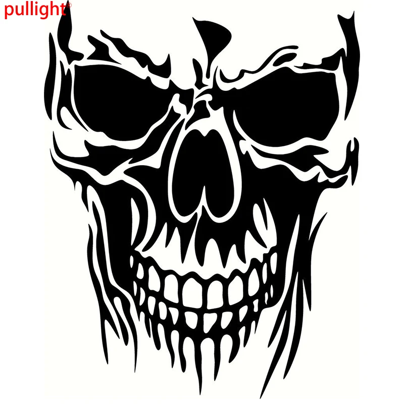 

Skull Die Cut Vinyl Decal STICKER WINDOW CAR TRUCK BUMPER punisher