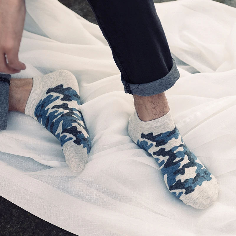 Подарочная коробка модные брендовые короткие носки для мужчин хлопковые летние