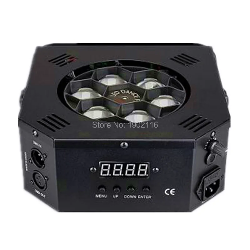 Niugul 100 Вт пчелиный глаз луч светильник 6X15 RGBW 4в1 DMX512 светодиодный с поворотным